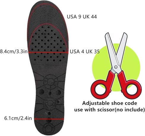 2-Layer Height Increase Insoles for Men, Shoe Height Inserts to Make You Taller, Multi-Layer Invisible Boosting Lifts Soles for Women Kit with Air Cushion Heel Height 1.7 inch in Saudi Arabia