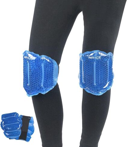 Ankle Ice Pack Wrap for Foot Pain Relief - Ankle Ice Packs for Injuries Reusable Gel Ice Pack for Sprains, Muscle Pain, Bruises - Foot Ice Pack Wrap for Wrist, Knee, Elbow, Achilles Tendon, Shin in Kuwait