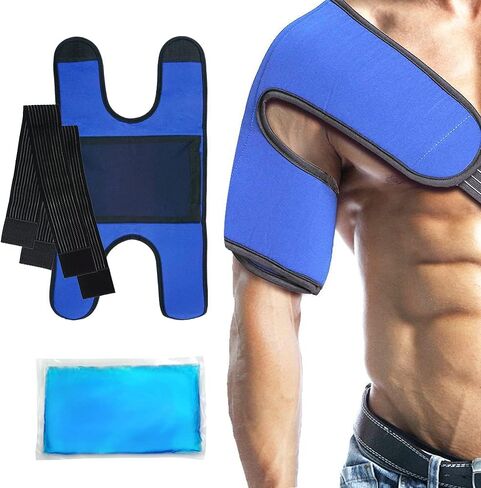 Ankle Ice Pack Wrap for Foot Pain Relief - Ankle Ice Packs for Injuries Reusable Gel Ice Pack for Sprains, Muscle Pain, Bruises - Foot Ice Pack Wrap for Wrist, Knee, Elbow, Achilles Tendon, Shin in Kuwait