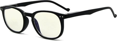 Eyekepper Blue Light Filter Reading Glasses for Women Men Reading Computer Screen Glare Blocking Vintage Small Frame Digital Readers,Transparent,+1.75 in Kuwait