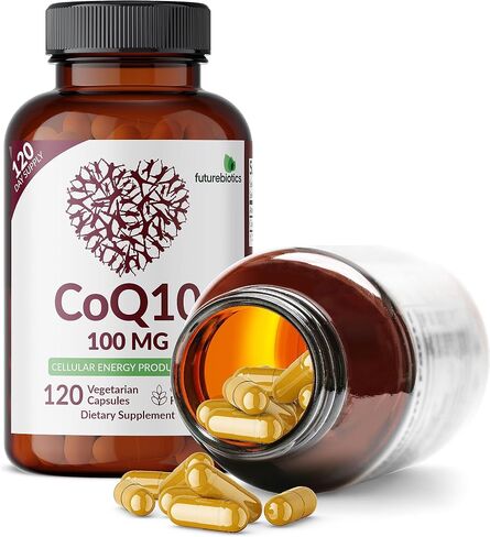 Futurebiotics CoQ10 100 MG Cellular Energy Production, 60 Vegetarian Capsules in Kuwait