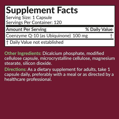 Futurebiotics CoQ10 100 MG Cellular Energy Production, 60 Vegetarian Capsules in Kuwait