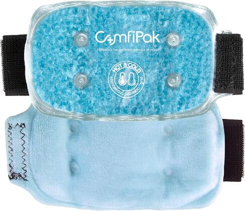 Wrist and Ankle Gel Pack – Reusable Heat and Ice Packs for Injuries and Pain Relief - Gel Bead Hot and Cold Compression Pad – Freezer and Microwave Safe – ComfiPak in Saudi Arabia