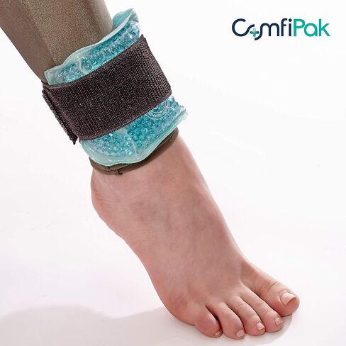 Wrist and Ankle Gel Pack – Reusable Heat and Ice Packs for Injuries and Pain Relief - Gel Bead Hot and Cold Compression Pad – Freezer and Microwave Safe – ComfiPak in Saudi Arabia