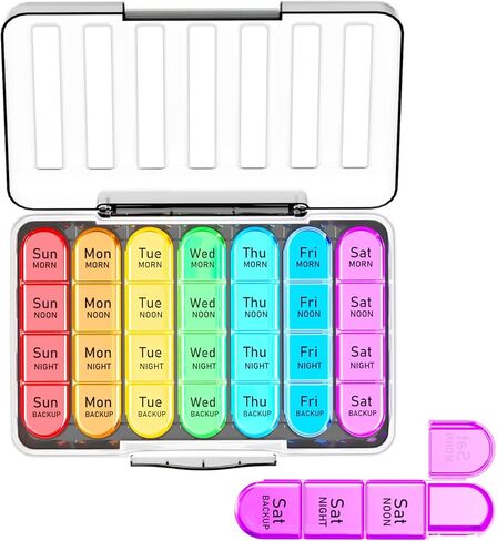 دافيكي منظم حبوب الدواء الأسبوعي مقاوم للرطوبة 4 مرات في اليوم in Kuwait