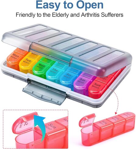 دافيكي منظم حبوب الدواء الأسبوعي مقاوم للرطوبة 4 مرات في اليوم in Kuwait