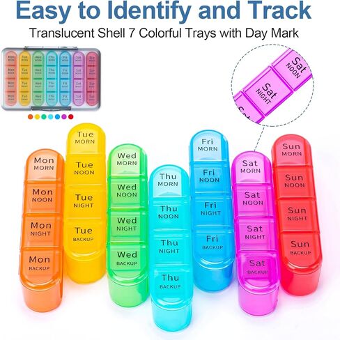 دافيكي منظم حبوب الدواء الأسبوعي مقاوم للرطوبة 4 مرات في اليوم in Kuwait