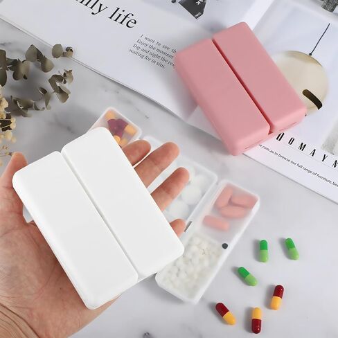 سيبا 1 قطعة منظم حبوب منع الحمل صندوق حاويات السفر ملصقات ملحق صغير قابل للطي 7 أيام مقصورات أغطية داخلية أسبوعية محمولة قابلة للطي صغيرة موزع الأدوية الشخصية جيب السفر (أبيض) in Kuwait