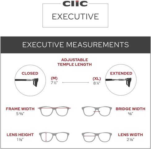 نظارات قراءة Clic Readers - السلحفاة التنفيذية Clic Readers - 26609: Clic in Kuwait