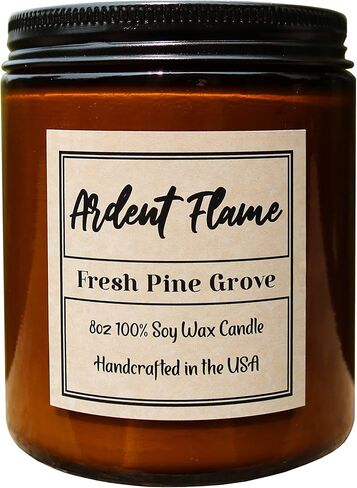 Candles | Caramel Coffee Bean | 100% Natural Soy Wax Candle for Home Decor | Highly Scented | Premium Fragrance | Handmade in Vermont, USA | 8 oz | Long Lasting | Gift for Women and Men in Kuwait