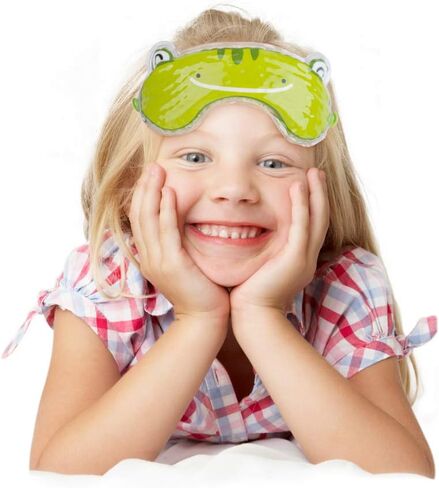 أقنعة العين الساخنة والباردة للأطفال من فومي كير | 2- باك | أقنعة بتصميم حيوانات مرحة متعددة الاستخدام للعيون والجبهة والرقبة والمرفق والكاحلين | تخفيف آلام الحمى والجيوب الأنفية والصداع وبو بوس وأسنان الحكمة in Kuwait