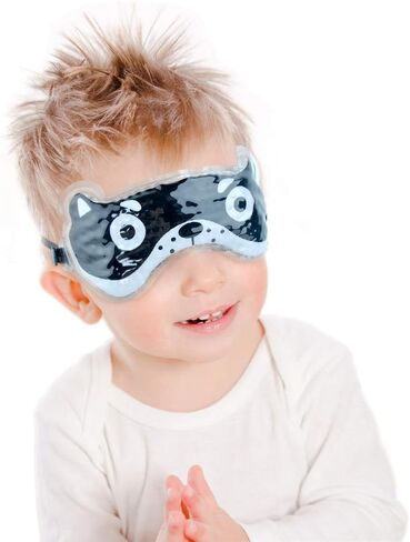 أقنعة العين الساخنة والباردة للأطفال من فومي كير | 2- باك | أقنعة بتصميم حيوانات مرحة متعددة الاستخدام للعيون والجبهة والرقبة والمرفق والكاحلين | تخفيف آلام الحمى والجيوب الأنفية والصداع وبو بوس وأسنان الحكمة in Kuwait