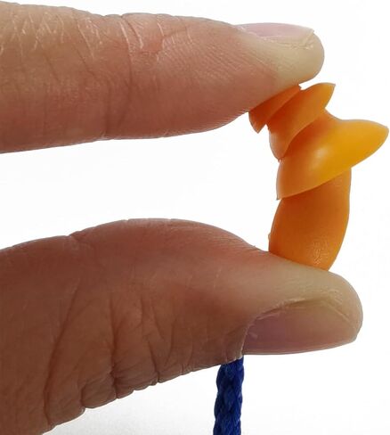 GXXMEI 100 Pairs Corded Ear Plugs Reusable Silicone Earplugs with String Banded Ear Plug Sleep Noise Cancelling for Hearing Protection in Kuwait