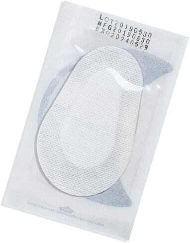 وسائد العين، 10 قطع من وسائد العيون البيضاوية المعقمة من شركة فانسيا للعناية بالعين بخلع الجروح 8.89 سم × 7.12 سم in Kuwait