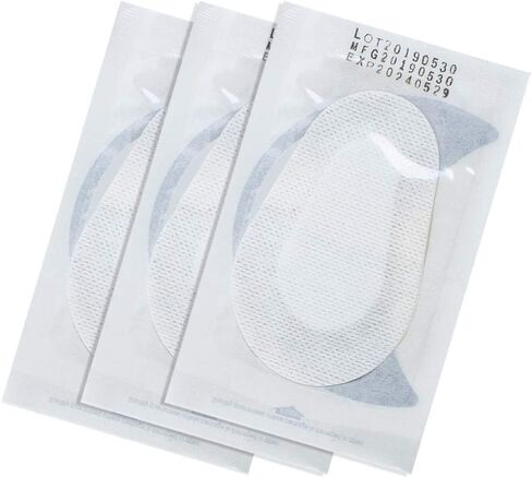 وسائد العين، 10 قطع من وسائد العيون البيضاوية المعقمة من شركة فانسيا للعناية بالعين بخلع الجروح 8.89 سم × 7.12 سم in Kuwait