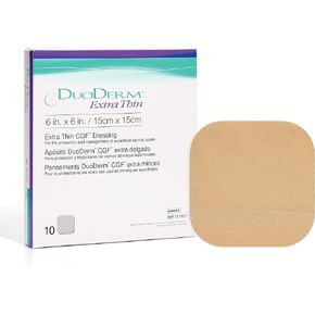 Convatec DuoDERM Extra Thin Dressing, Square, 6" x 6", 10 per Box in Saudi Arabia
