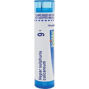 Boiron Hepar Sulphuris Calcareum 9C Md 80 Pellets for Painful and hoarse Dry Cough worsened by Cold Weather in Saudi Arabia