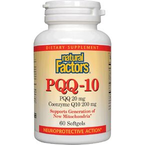 Natural Factors, PQQ-10, Supports Energy and Healthy Aging, Dietary Supplement, 30 softgels (30 servings) in Saudi Arabia