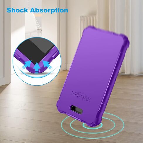 Silicone Case for Omnipod Dash PDM (Personal Diabetes Manager), Lightweight Shockproof Anti Slip Protective Cover Soft Gel Skin with Raised Bezel for Omnipod Dash Device (Black) in Kuwait