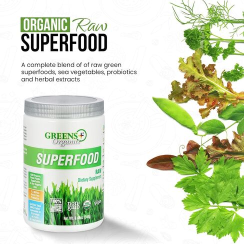 Greens+ Organic Wild Berry Superfood Powder Packet, Superfoods for Morning Kick, Energy & Vitality Boost, Nutrition & Vibrant Health, Dietary Supplement, Vegan Soy/Dairy/Gluten Free (15 Sticks) in Saudi Arabia