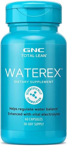 GNC Total Lean Waterex | Helps Regulate Water Balance, Enhanced with Vital Electrolytes | 60 Capsules in Saudi Arabia