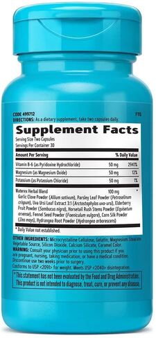 GNC Total Lean Waterex | Helps Regulate Water Balance, Enhanced with Vital Electrolytes | 60 Capsules in Saudi Arabia
