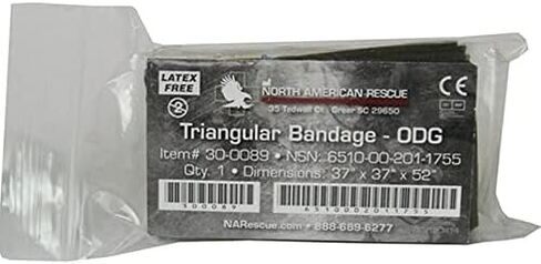 NAR Triangular Bandage W/ 2 PINS - OD Green in Saudi Arabia