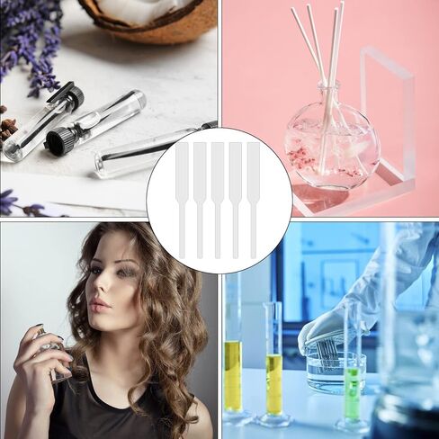 200 قطعة من شرائط اختبار العطور للاستعمال مرة واحدة، شرائط اختبار ورق العطور البيضاء للعطور، والزيوت العطرية، واختبار الروائح العلاجية in Saudi Arabia