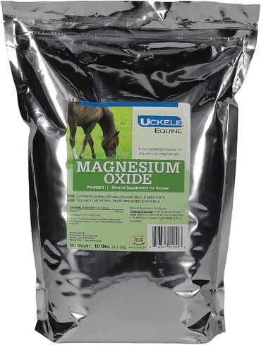 Uckele Magnesium Oxide Horse Supplement - Horse Vitamin & Mineral Supplement - 10 Pound (lb) in Kuwait