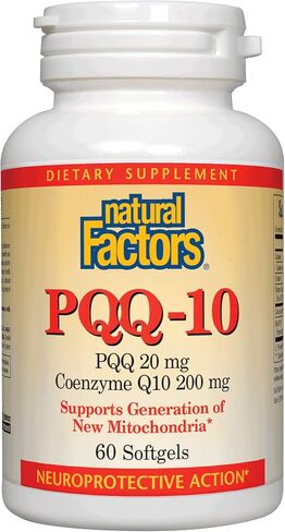 Natural Factors, PQQ-10, Supports Energy and Healthy Aging, Dietary Supplement, 30 softgels (30 servings) in Saudi Arabia
