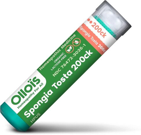 OLLOIS Spongia Tosta 200ck دواء مثلي عضوي وخالي من اللاكتوز، 80 حبة (عبوة من قطعة واحدة) in Kuwait
