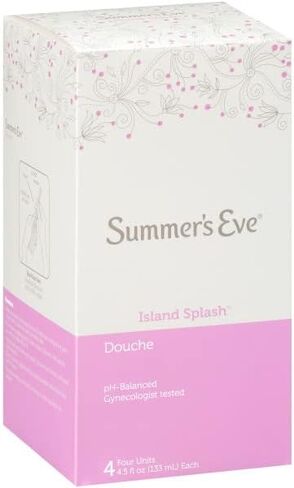 Summer's Eve Feminine Douche, Island Splash, 4 Ct. 4.5 oz. (Pack of 3) in Saudi Arabia