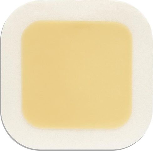 DuoDERM CGF Hydrocolloid 4"x4" Sterile Square Dressing with Border for Hard to Dress Wounds, Square, Beige, 187971, Box of 5 in Saudi Arabia