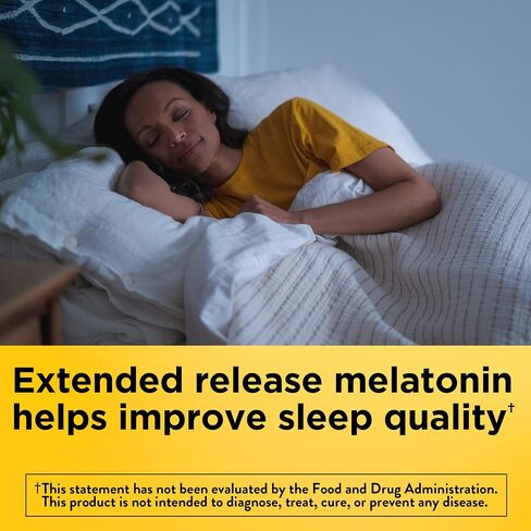 Nature Made Melatonin 4mg Extended Release Tablets, 100% Drug Free Sleep Aid for Adults, 90 Count, 90 Day Supply in Saudi Arabia