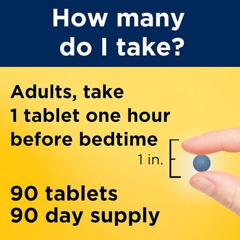 Nature Made Melatonin 4mg Extended Release Tablets, 100% Drug Free Sleep Aid for Adults, 90 Count, 90 Day Supply in Saudi Arabia
