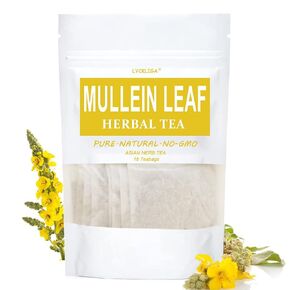 Mullein Leaf Tea, Mullein Herbal Tea for Lung Detox, Mullein Tea for Healthy Respiratory and Bronchial Function (15 Tea Bags) in Saudi Arabia