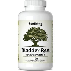 Bladder Rest - Premium Bladder Formula for Bladder Health & Discomfort - 120 Capsules - Made in The USA in Saudi Arabia