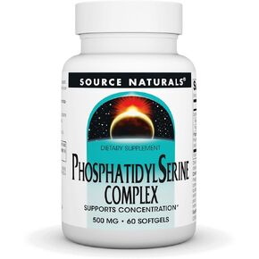 Source Naturals Phosphatidyl Serine Complex Stabilized Enzyme Supplement 500mg - 30 Softgels in Saudi Arabia