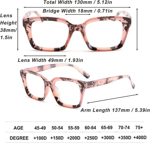 CVVTSPE Retro Spring hinge Womens Readers,Blue Light Blocking Computer Square Reading Glasses for Women Men in Saudi Arabia
