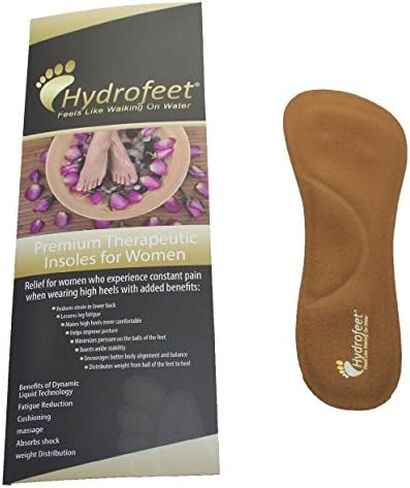 كعب سائل ذهبي من Hydrofeet (عرض 7-9.5) in Kuwait