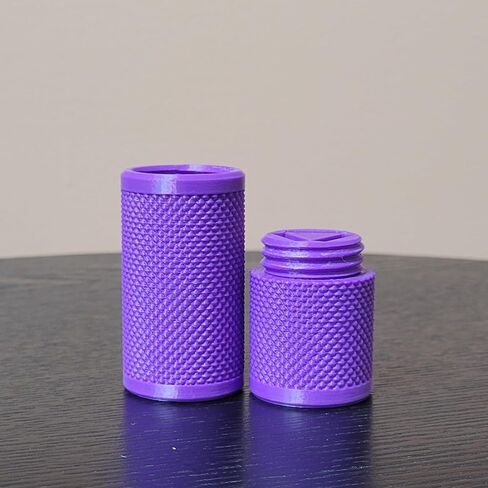 حامل قارورة قطرة العين من Znet3D وحقيبة حمل للسفر - يحمل بشكل آمن ثلاث (3) قوارير أحادية الاستخدام - غطاء لولبي، نمط مخرش - يحافظ على القوارير آمنة ومأمونة أثناء السفر (أرجواني) in Kuwait