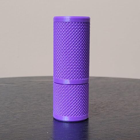 حامل قارورة قطرة العين من Znet3D وحقيبة حمل للسفر - يحمل بشكل آمن ثلاث (3) قوارير أحادية الاستخدام - غطاء لولبي، نمط مخرش - يحافظ على القوارير آمنة ومأمونة أثناء السفر (أرجواني) in Kuwait