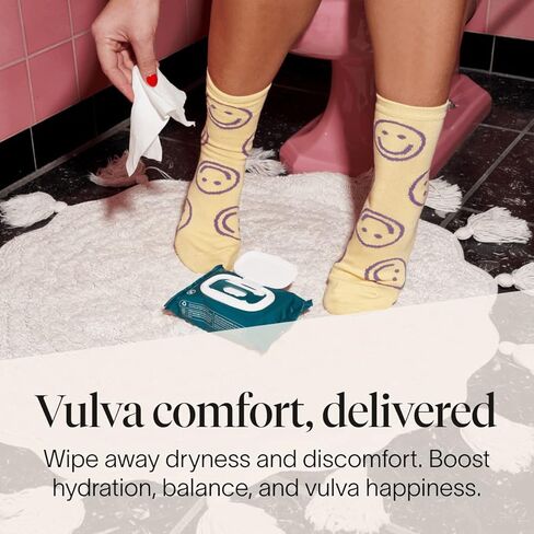 مناديل كورا الأنثوية، منعشة يومية، ترطيب، بوستبيوتيك، درجة حموضة متوازنة، مناديل تنظيف، تم اختبارها من قبل أطباء النساء والأمراض الجلدية، مناديل مبللة للجسم للسفر، خالية من العطور 30 ​​قطعة × عبوتين (إجمالي 60 منديل)... in Kuwait