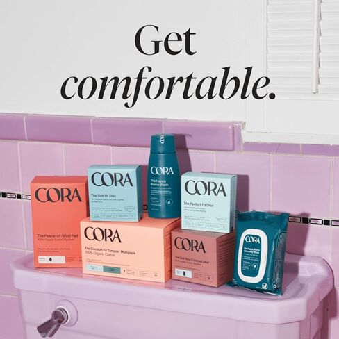 مناديل كورا الأنثوية، منعشة يومية، ترطيب، بوستبيوتيك، درجة حموضة متوازنة، مناديل تنظيف، تم اختبارها من قبل أطباء النساء والأمراض الجلدية، مناديل مبللة للجسم للسفر، خالية من العطور 30 ​​قطعة × عبوتين (إجمالي 60 منديل)... in Kuwait