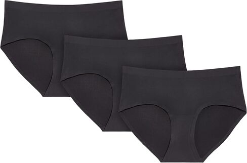 KNIX Super Leakproof Boyshort - Period Underwear for Women - Black, Large (3 Pack) in Saudi Arabia