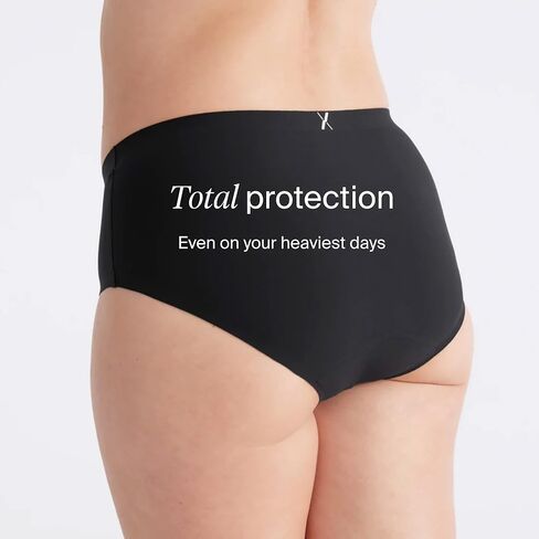 KNIX Super Leakproof Boyshort - Period Underwear for Women - Black, Large (3 Pack) in Saudi Arabia