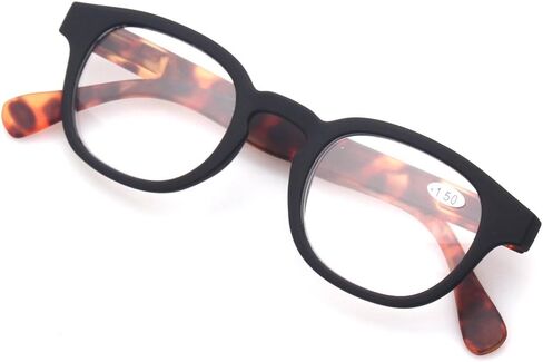 Kerecsen Reading Glasses 5 Pack Unisex Fashion Spring Hinge with Pattern Design Readers in Kuwait