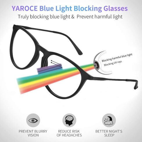 Blue Light Glasses for Woman Men, Anti Glare Eye Strain Computer Glasses in Saudi Arabia