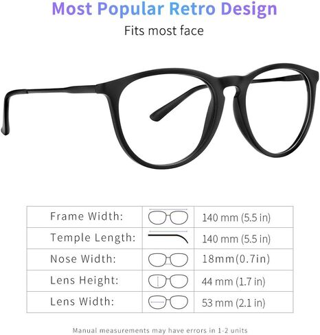 Blue Light Glasses for Woman Men, Anti Glare Eye Strain Computer Glasses in Saudi Arabia