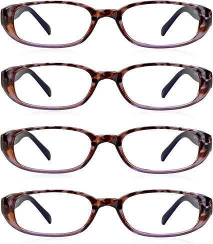 LifeArt 4 Pairs Reading Glasses, Blue Light Blocking Glasses, Computer Reading in Saudi Arabia
